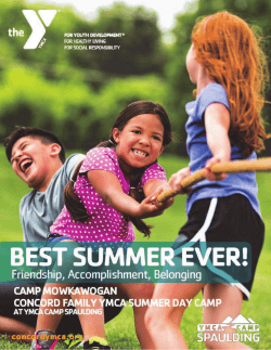 summer camp brochure 2015