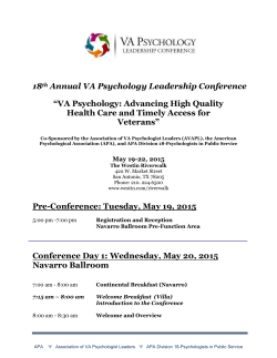 right click here - VA Psychology Leadership Conference