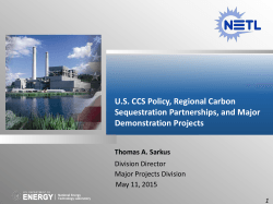 slides - organized by CO 2 GeoNet in collaboration with