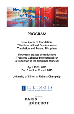 PROGRAM - University of Illinois at Urbana
