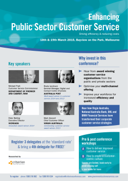 Enhancing Public Sector Customer Service