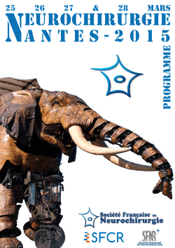 eurochirurgie a n t e s - 2 0 1 5 - Nantes 2015