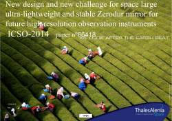 icso-2014-New desing-new challenge for space large