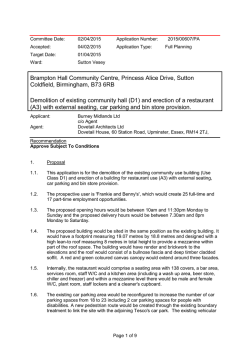 Brampton Hall Community Centre, Princess Alice Drive, Sutton