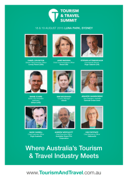 Where Australia`s Tourism & Travel Industry Meets