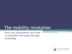 The mobility revolution