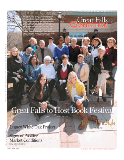 Great Falls to Host Book Festival Great Falls to Host Book