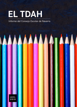 El TDAH Informe del Consejo Escolar de Navarra