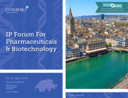 IP Forum For Pharmaceuticals & Biotechnology