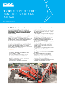 qs331hs cone crusher pioneering solutions for you