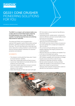 qs331 cone crusher pioneering solutions for you