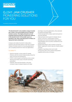 qj241 jaw crusher pioneering solutions for you