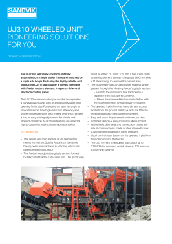 uj310 wheeled unit pioneering solutions for you