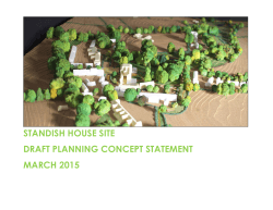 View the Standish House Draft Planning Concept Statement