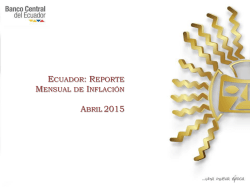 inflaciÃ³n - Banco Central del Ecuador