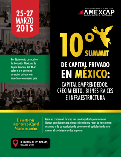 10Â° Summit de Capital Privado en MÃ©xico