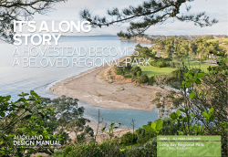 Long Bay Regional Park - Auckland Design Manual