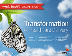 The Transformation of Healthcare Delivery