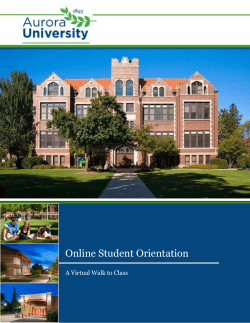 Online Student Orientation