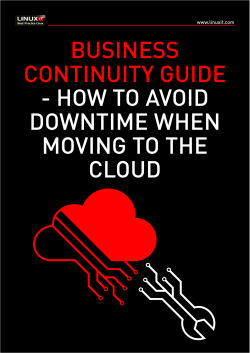 business continuity guide - how to avoid downtime when