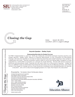 Closing the Gap Registration Form