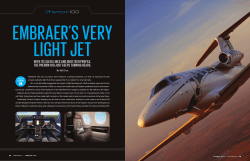 Phenom 100 - Contrails I The Private Jet Magazine For Owners