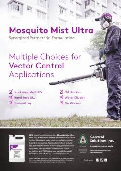 Mosquito Mist Ultra - Control Solutions, Inc.