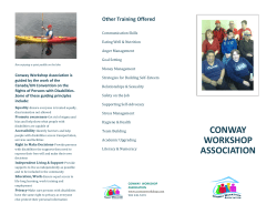 Brochure - Conway Workshop Association