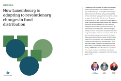 How Luxembourg is adapting to revolutionary changes in fund