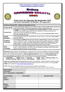 an entry form and full details