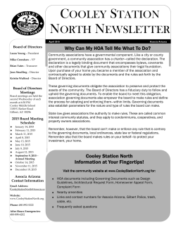 cooley station north newsletter - Cooley Station North Community