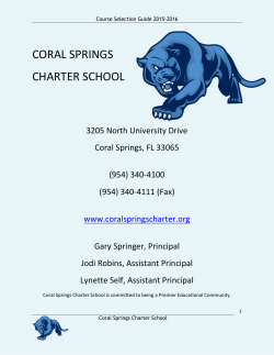 CORAL SPRINGS CHARTER SCHOOL