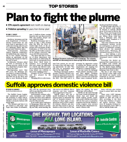 Plan to fight the plume - Coram Civic Association