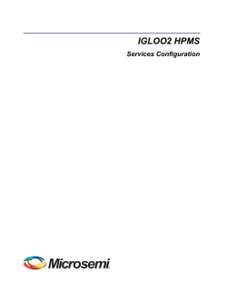 IGLOO2 HPMS Services Configuration Guide