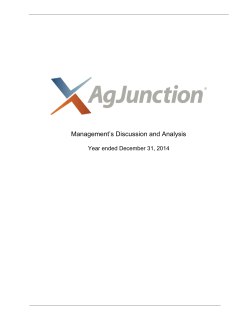 AgJunction Inc.