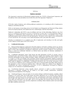 ECSI, Inc. Employee Agreement This Agreement is entered into by