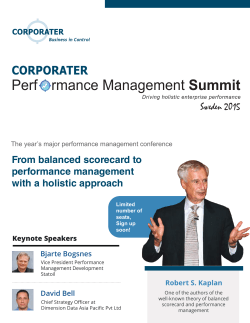 Perf rmance Management Summit