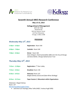 Seventh Annual ARCS Research Conference