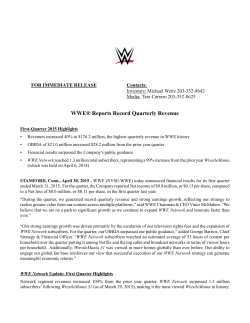 q1_15_final - WWE Corporate