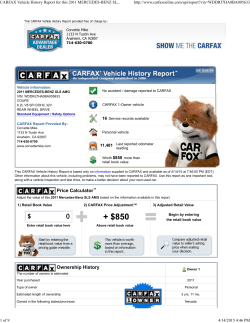 the Carfax report
