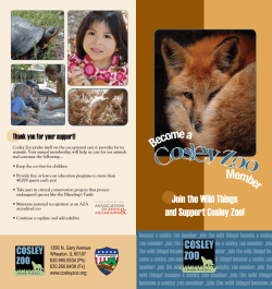 Join the Wild Things and Support Cosley Zoo!
