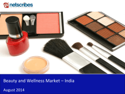 Beauty and Wellness Market â India