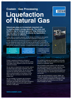 Liquefaction of Natural Gas