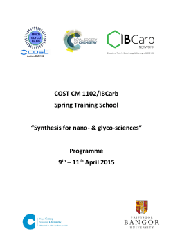 detailed programme - cost-CM1102