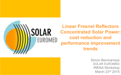 Solar Euromed - IRENA Renewable Costing Alliance