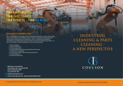 Coulson Ice Blast Industrial Cleaning