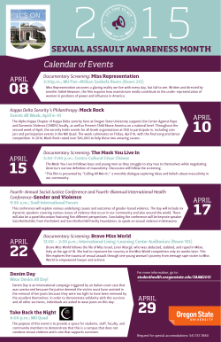 Calendar of Events - Oregon State University