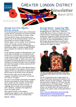March 2015 - The Royal British Legion