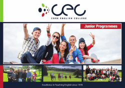Junior Course - Cork English College