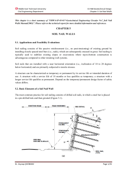 CHAPTER 5 SOIL NAIL WALLS - Courses Web Pages